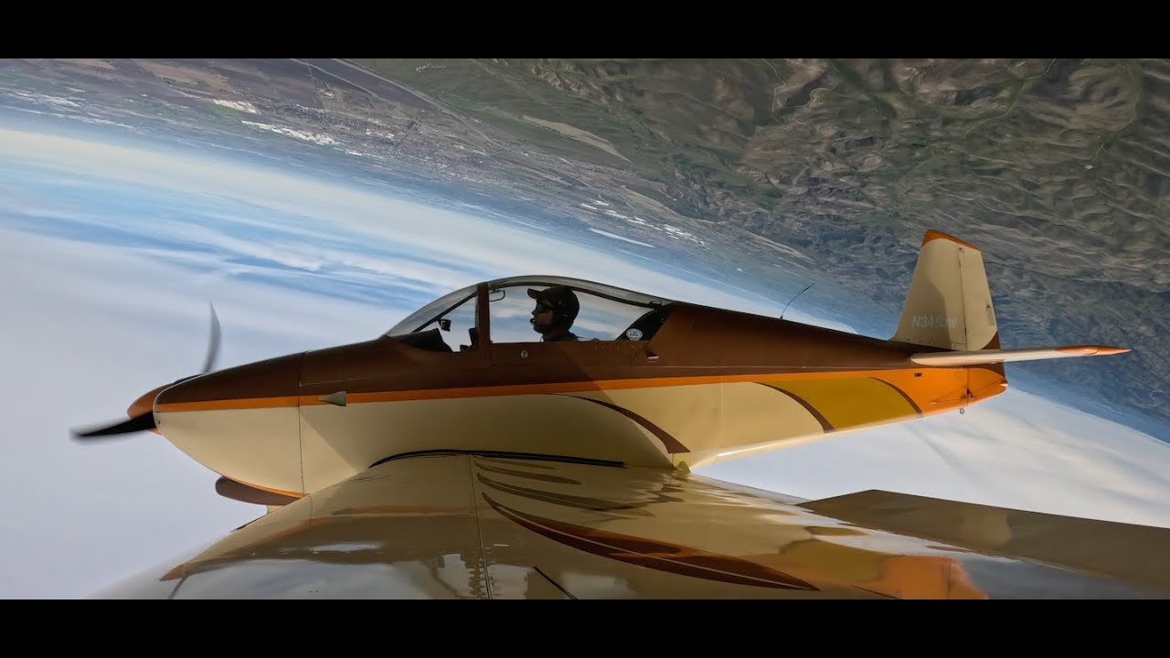 Practicing Rolls and Wing Overs in Vans RV 6a