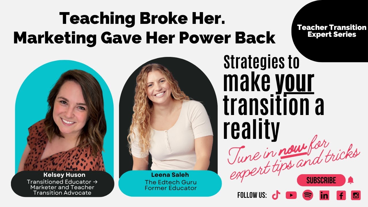From English Teacher to Marketing Pro with Kelsey Huson | EP 101