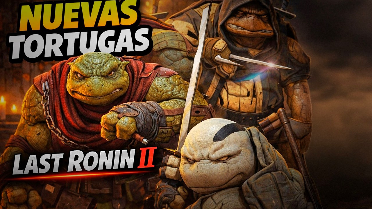 Las NUEVAS Tortugas Ninja de The Last Ronin II + Figuras NECA