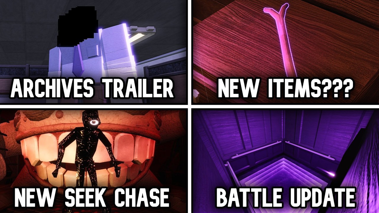 DOORS UPDATE NEWS: Archives Trailer Announcement, Seek Chase Overhaul, Battle Mode Update + MORE!