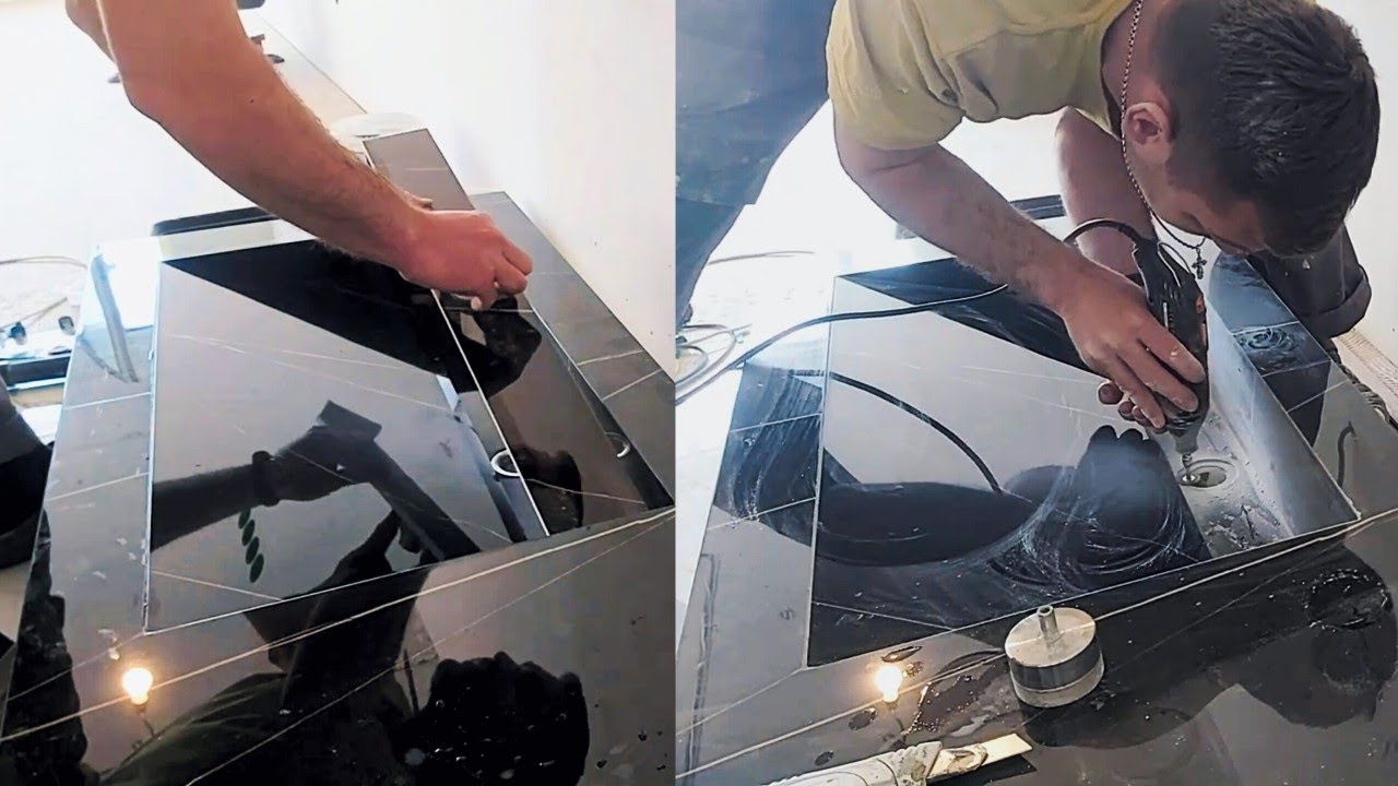 How to make a porcelain stoneware washbasin - Any size #porcelainstonewarebasin #ceramicgranitesink