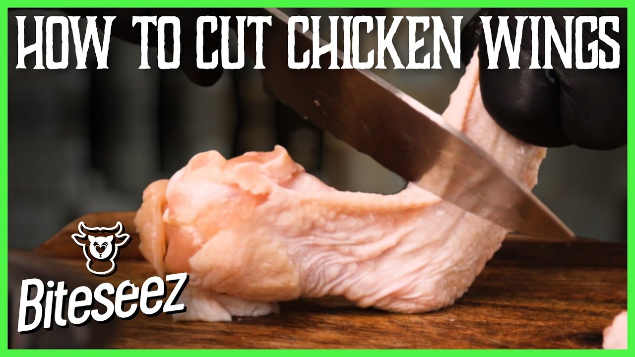 How to Cut a Whole Chicken Wing - Separate Into Flats & Drums, EASY!