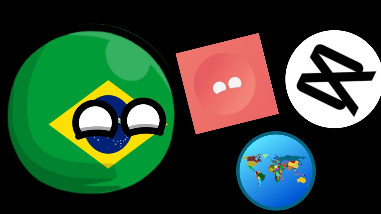 Como Fazer Vídeos De Countyballs Stickers #countryballs #tutorial 