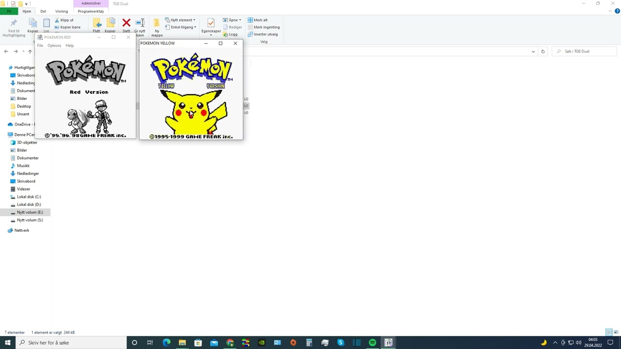 How To Use TGB Dual - For Trading Old Pokemon Game