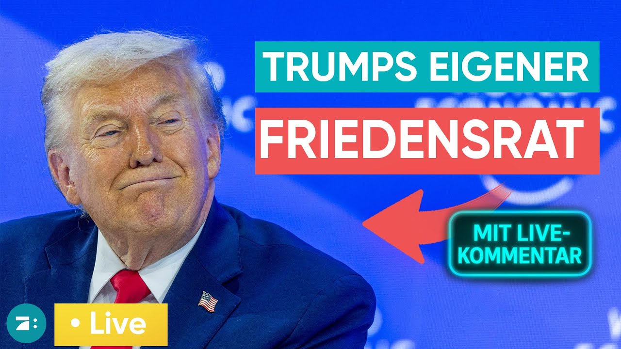 LIVE: Trumps UN? Friedensrat wird gegründet in Davos
