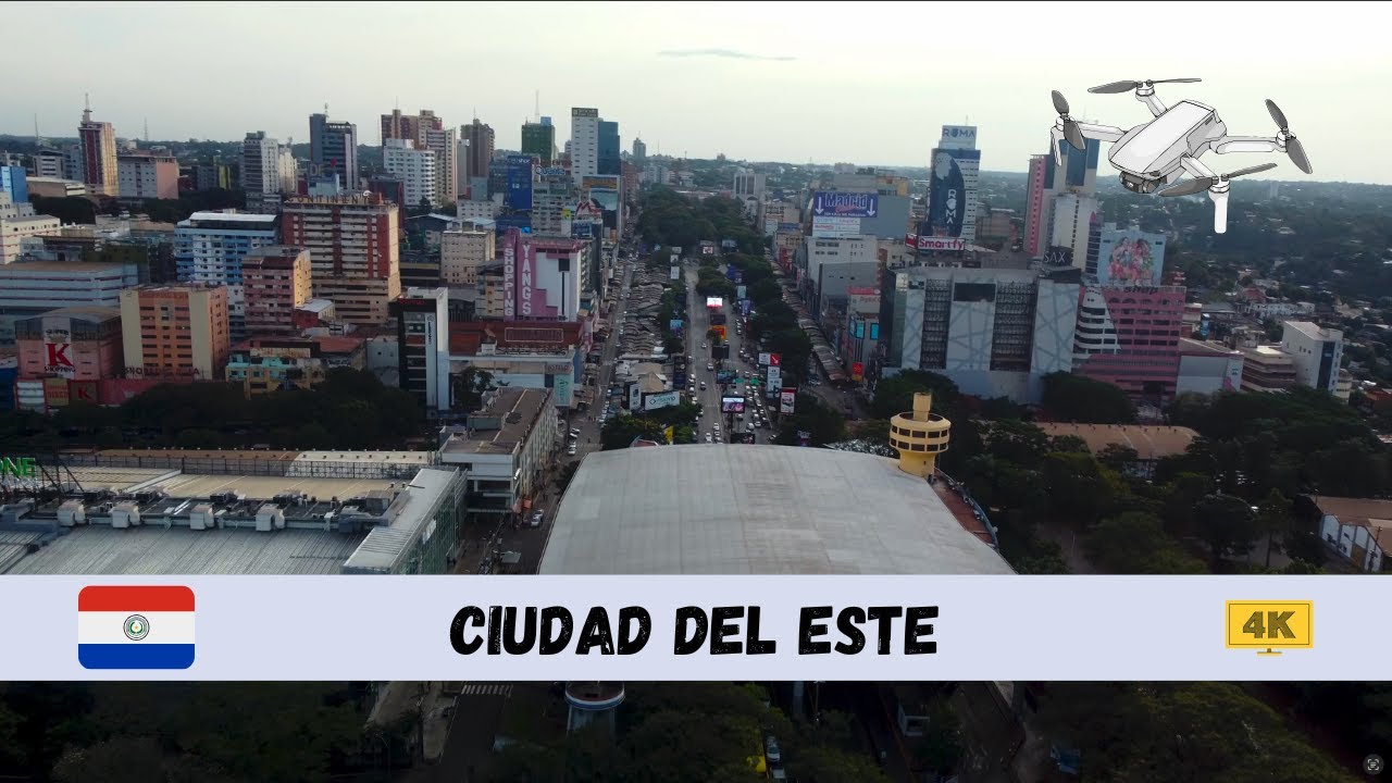 [4K] 🇵🇾 Ciudad del Este - by drone 🇵🇾