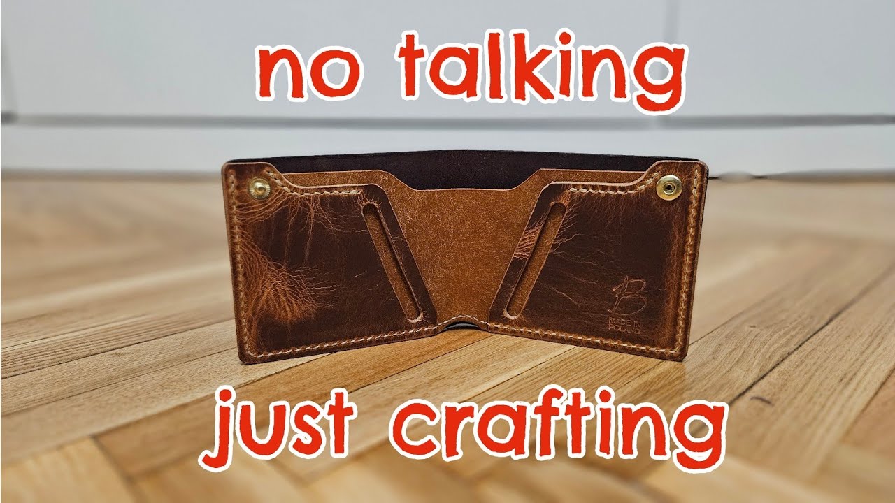 Making of fancy leather wallet