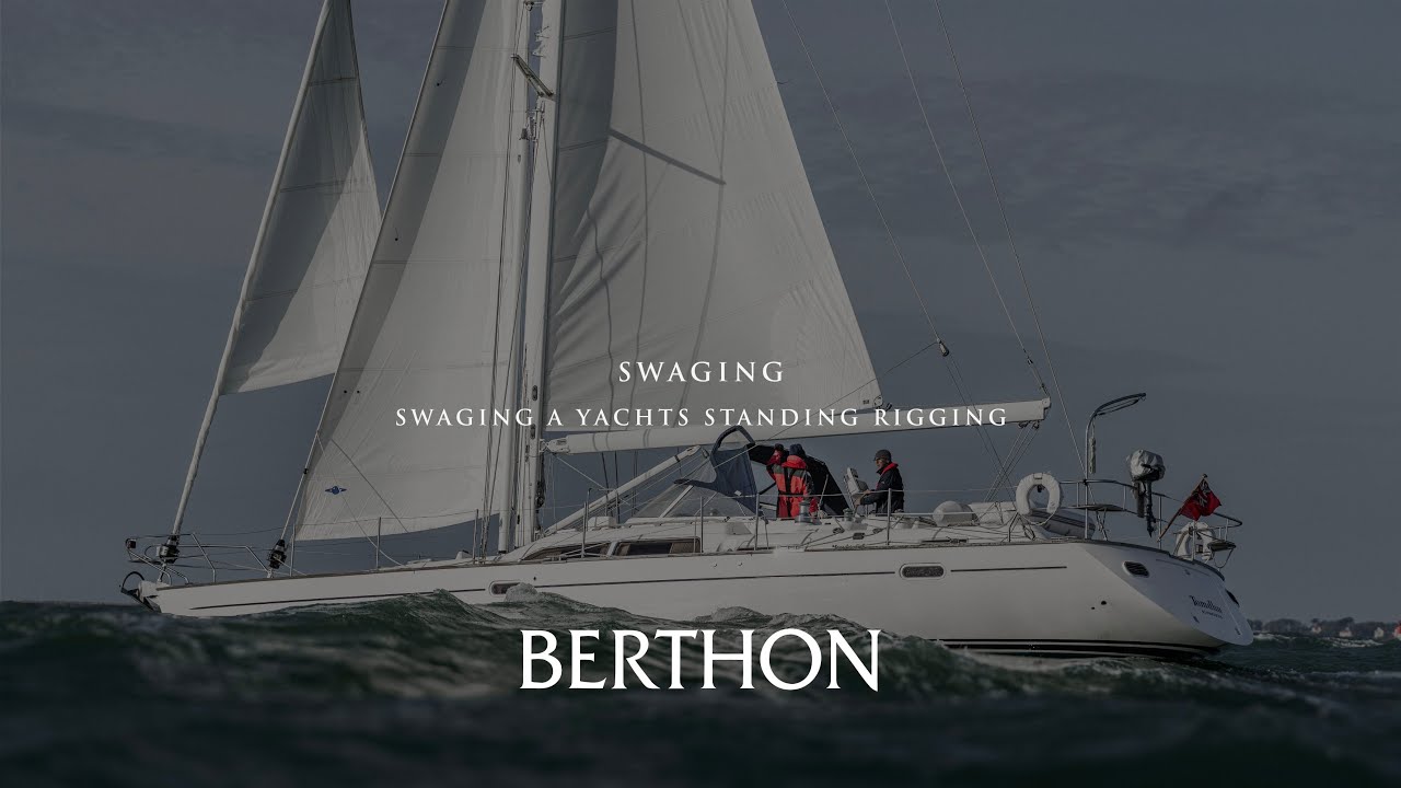 Swaging of Wire Rope by Berthon Rigging department | Berthon Boat Company