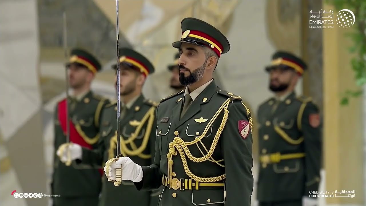 جرت له مراسم استقبال رسمية في قصر الوطن..رئيس الدولة يستقبل الرئيس الأميركي
