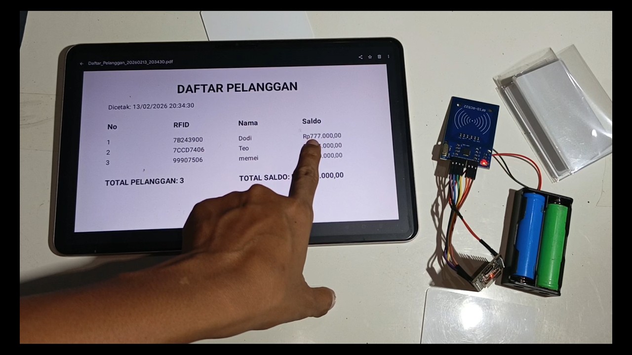 Cara Membuat System Pembayaran RFID EMONEY di ESP32 dan Aplikasi android (Android Studio)