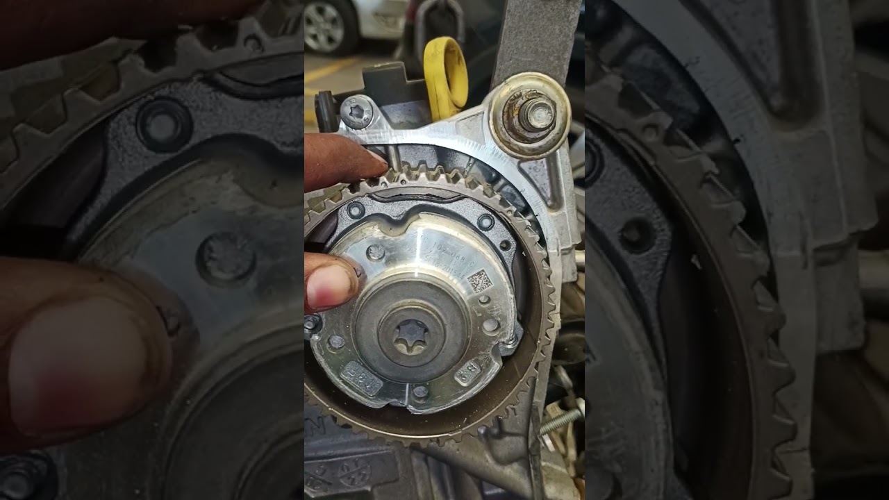 1.0 liter timing Belt replace process Vw skoda