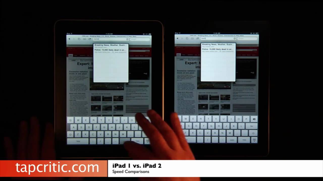 iPad 1 vs. iPad 2