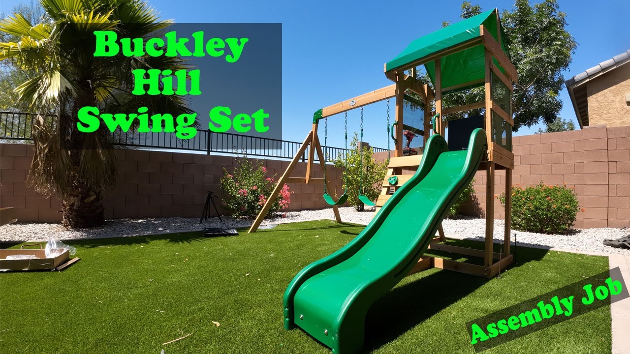 Сборка качелей для детской площадки Buckley Hill