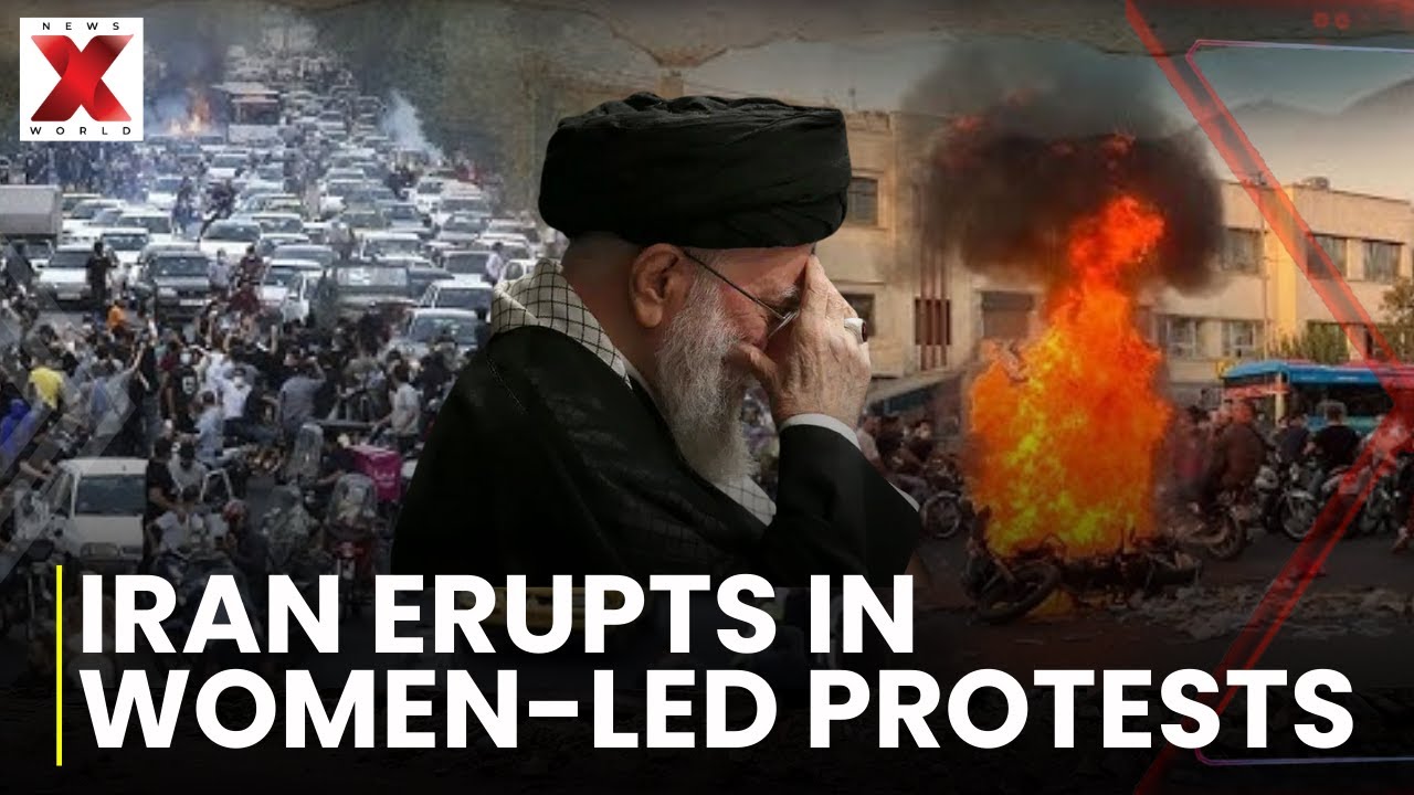 Iran Breaking News: Women lead massive protests against Iran hijab laws | Iran Protest | NewsX World