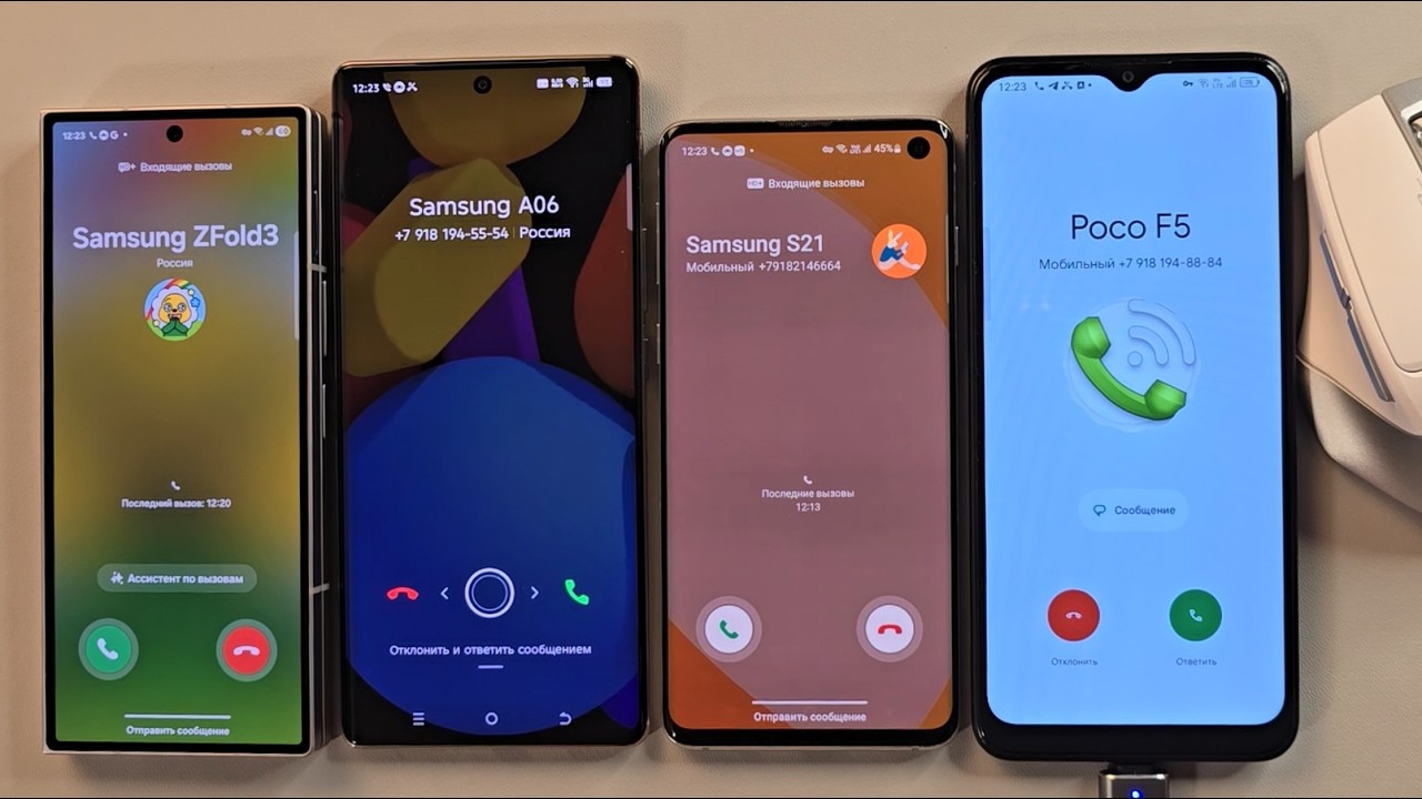 Incoming call Camon 30s Samsung Galaxy Zfold 6 Samsung S10 TCL 30b with mouse control