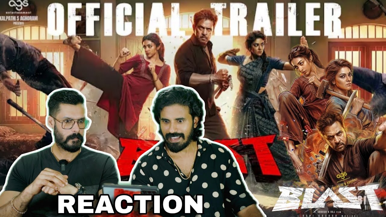 BLAST Official Trailer Reaction | Arjun Preity Mukundhan Abhirami Ravi Basrur | Entertainment Kizhi