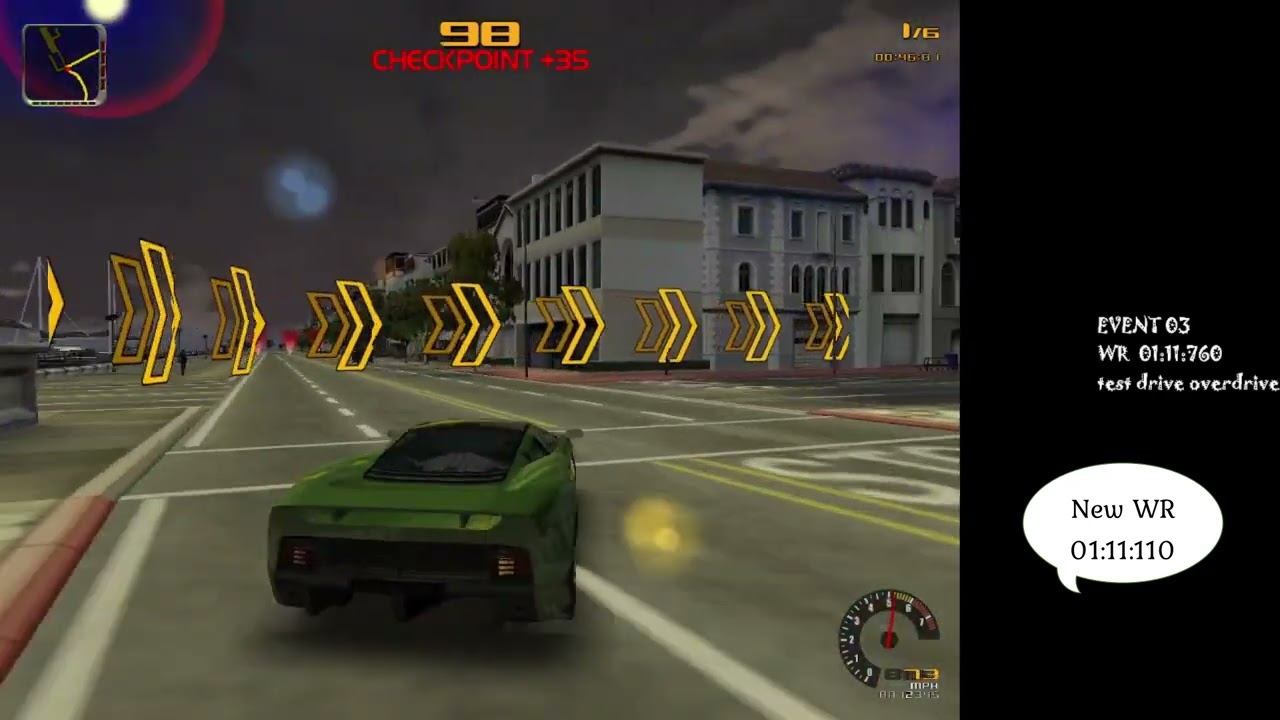 Test Drive Overdrive Event 03 NEW WR (01:11:11) World Record 23.12.2024