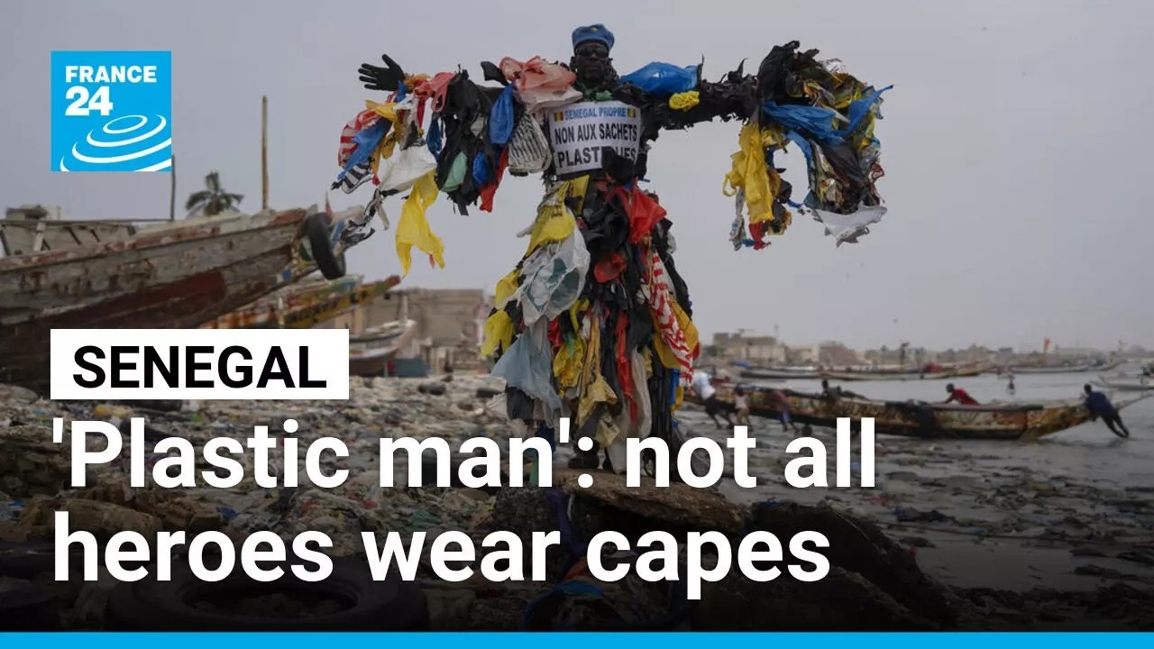 Senegal's 'plastic man' helps raise awareness about plastic pollution &bull; FRANCE 24 English