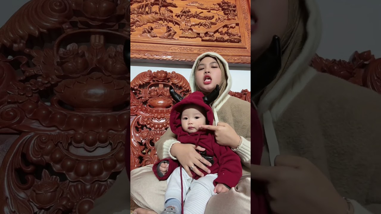 Khoai anteng diajak TikTok mama  #vidhia