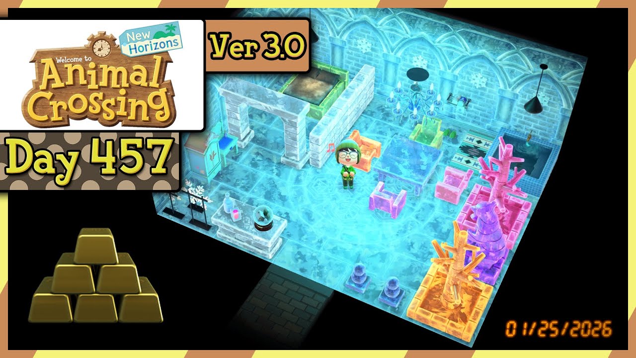 Animal Crossing: New Horizons - Day 457 - Icy Conditions!