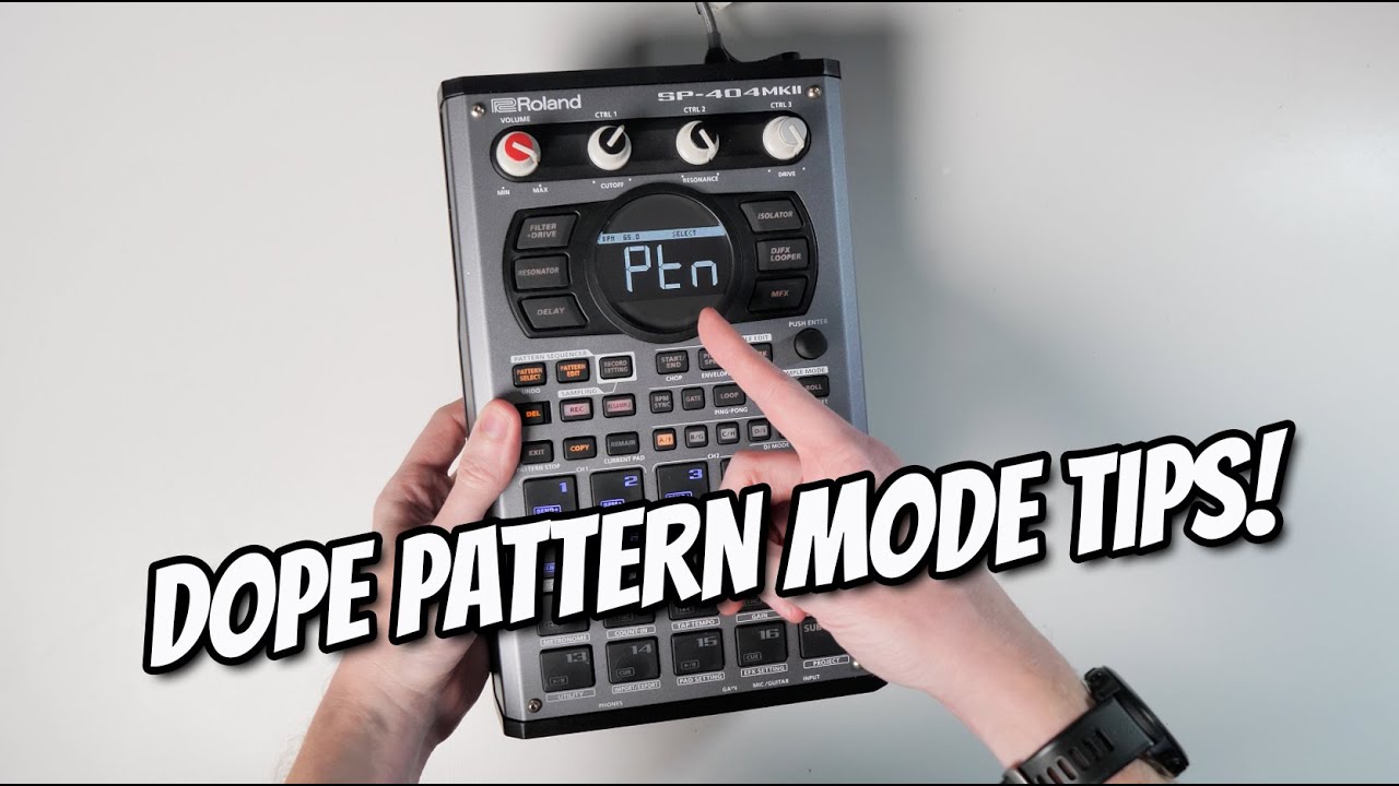 Отличные советы по использованию Pattern Mode на SP404-MK2!