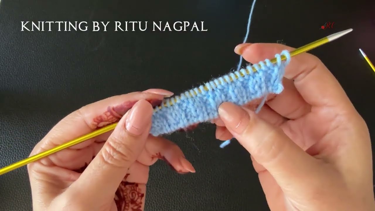 Knitting Very Easy Double Border 2X2 Rib || आसानी से डबल बॉर्डर बनाए  2x2 बॉर्डर का