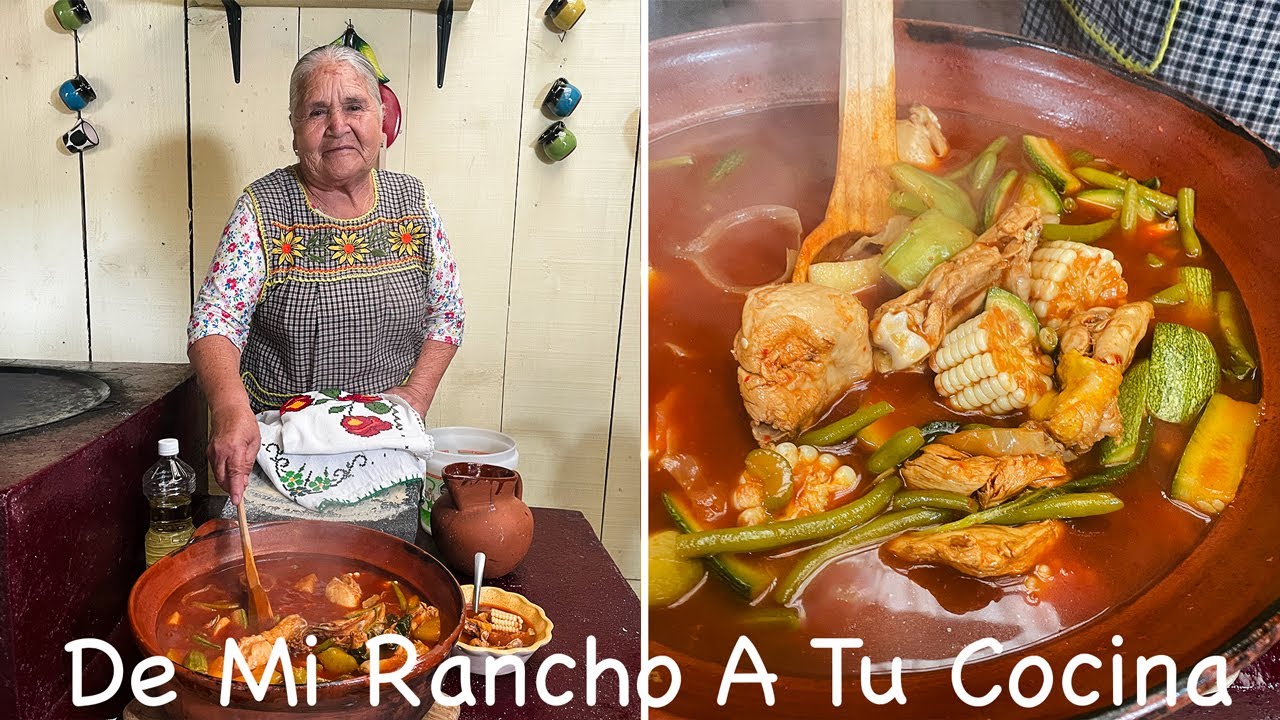 Un Caldito De Pollo Calientito, Sencillo y Sabroso De Mi Rancho A Tu Cocina