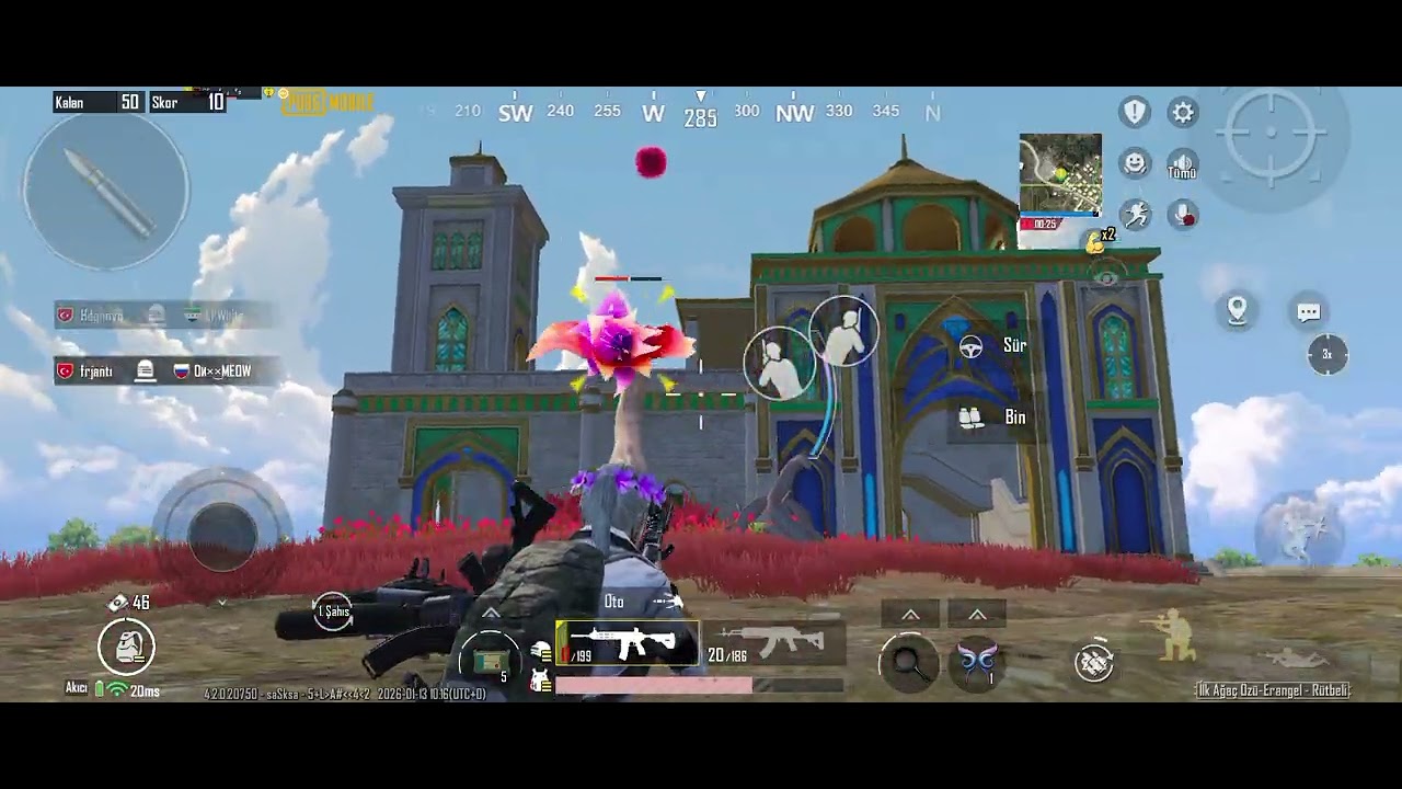 Pubg mobil oynadık arkadaşlar