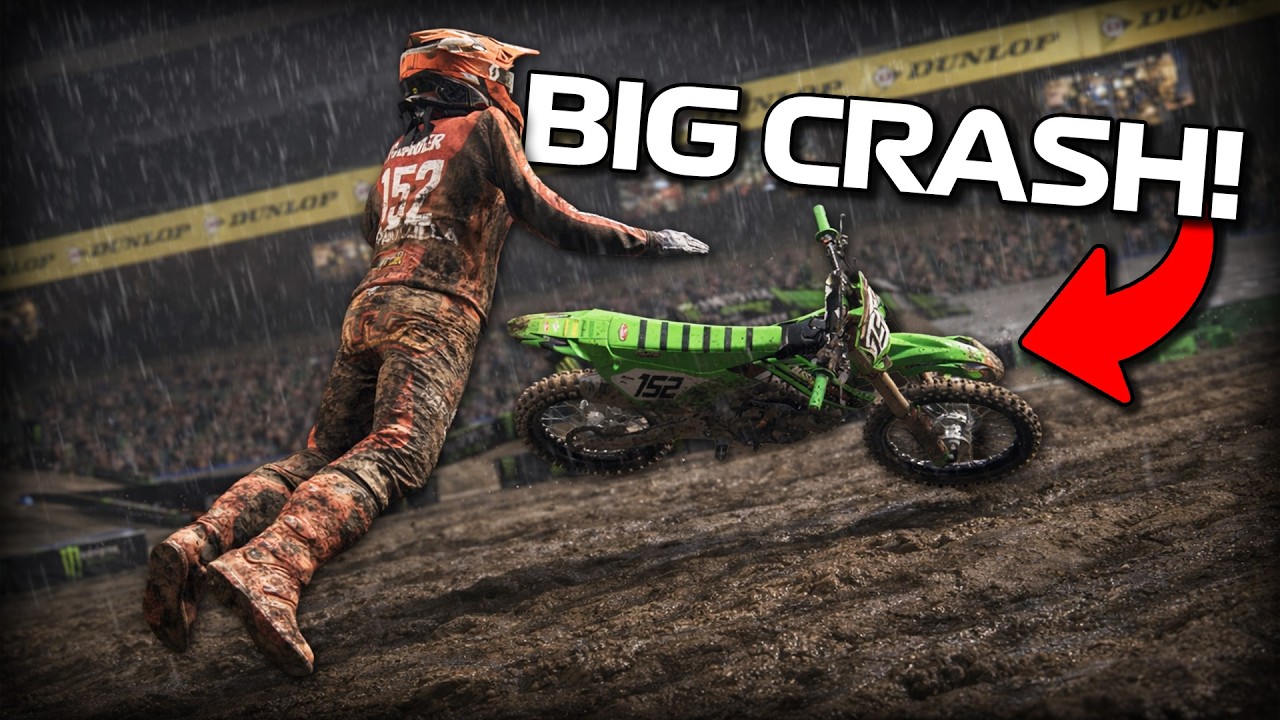 Я упустил свою первую победу в классе 450… | Режим карьеры Supercross 25, эпизод 8