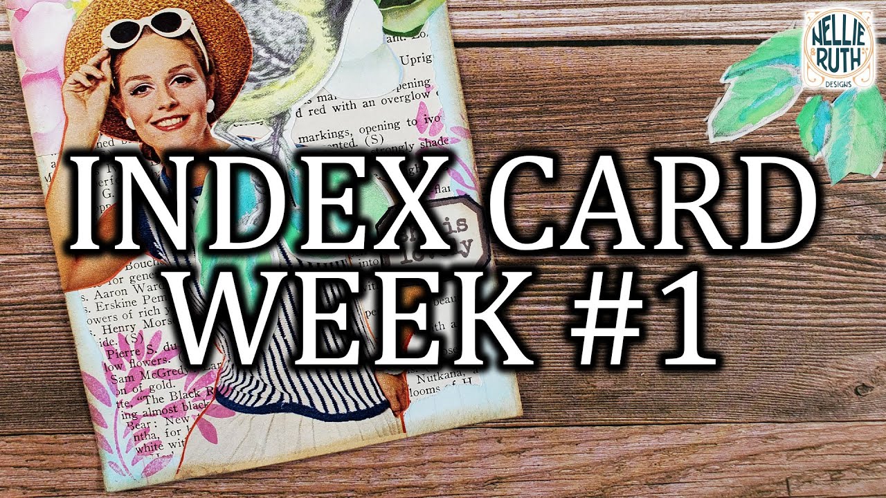Scrimmpingmommy Index Card Challenge Week #1 (People) / Collage Challenge / Craft with Me & Collage