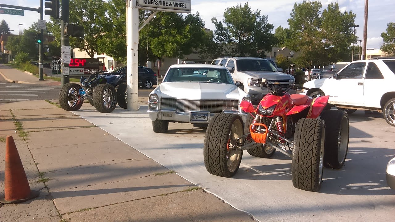 Atv's and 60s lac white on white on rims