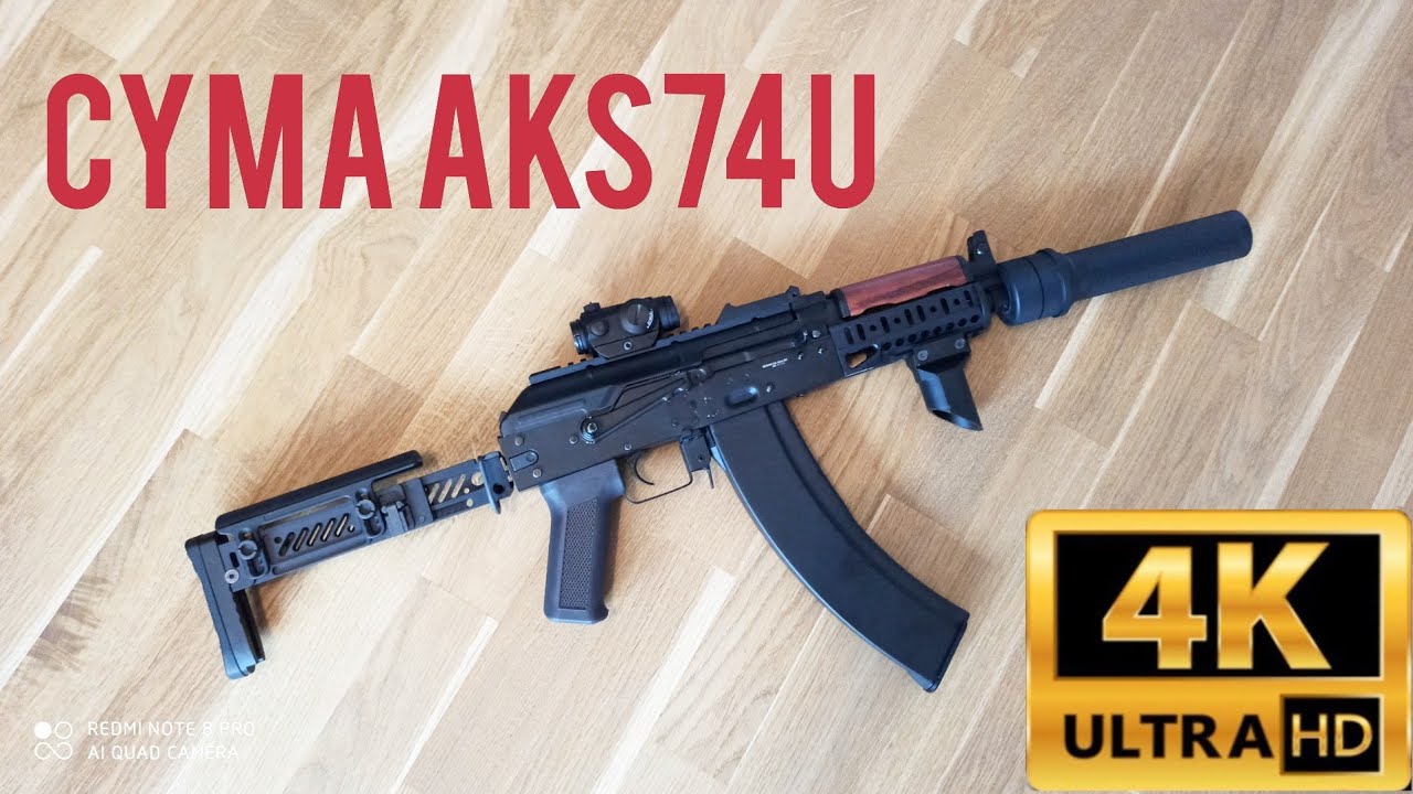 cyma aks74u review. cyma to monster (pt1) (Airsoft 6mm bbs) [4k 60fps]
