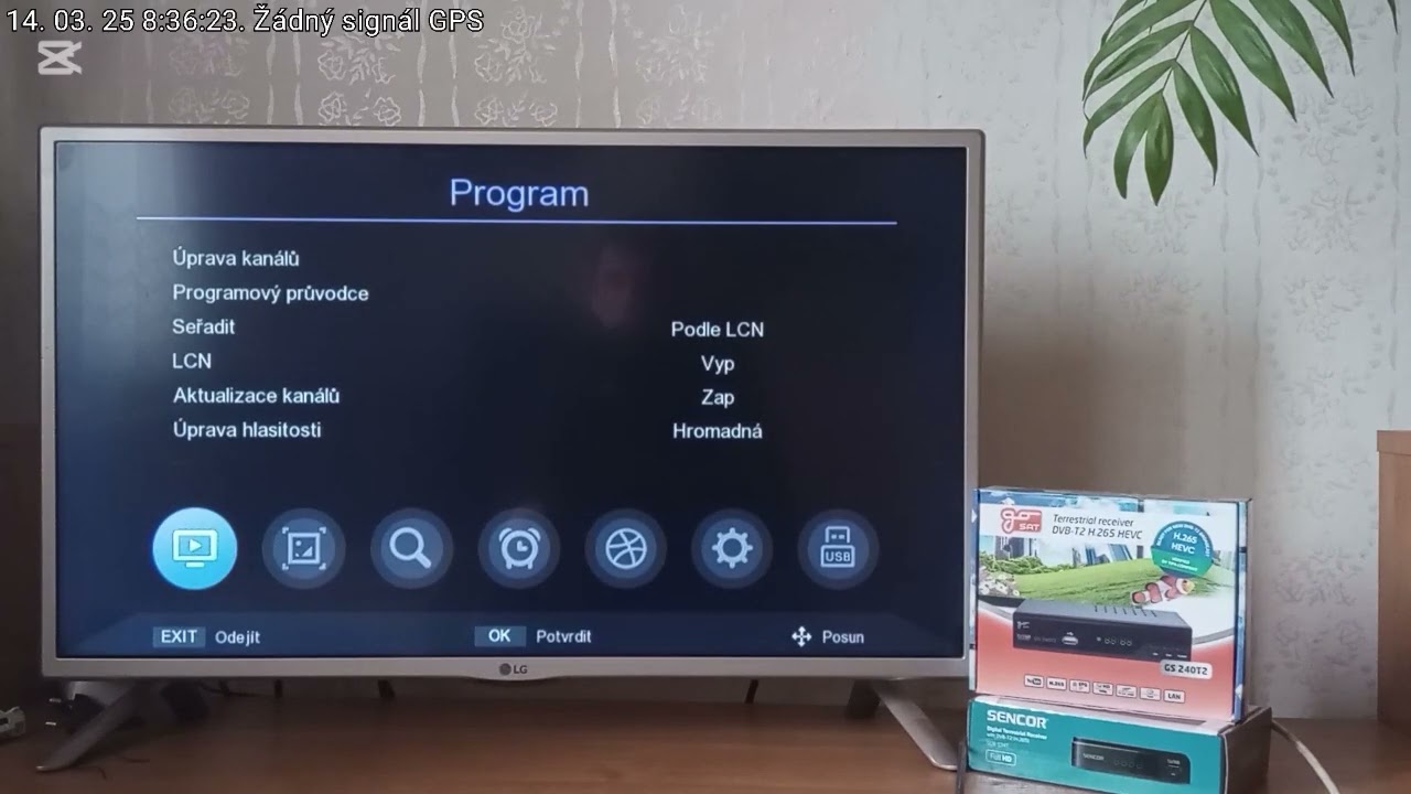 První spuštění GS240T2