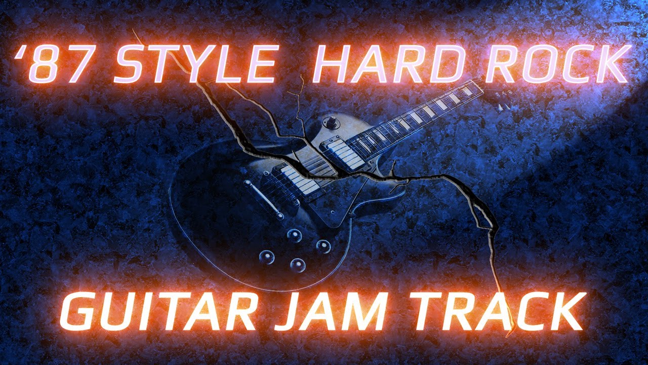 '87 Style Hard Rock Guitar Jam Track in E minor!