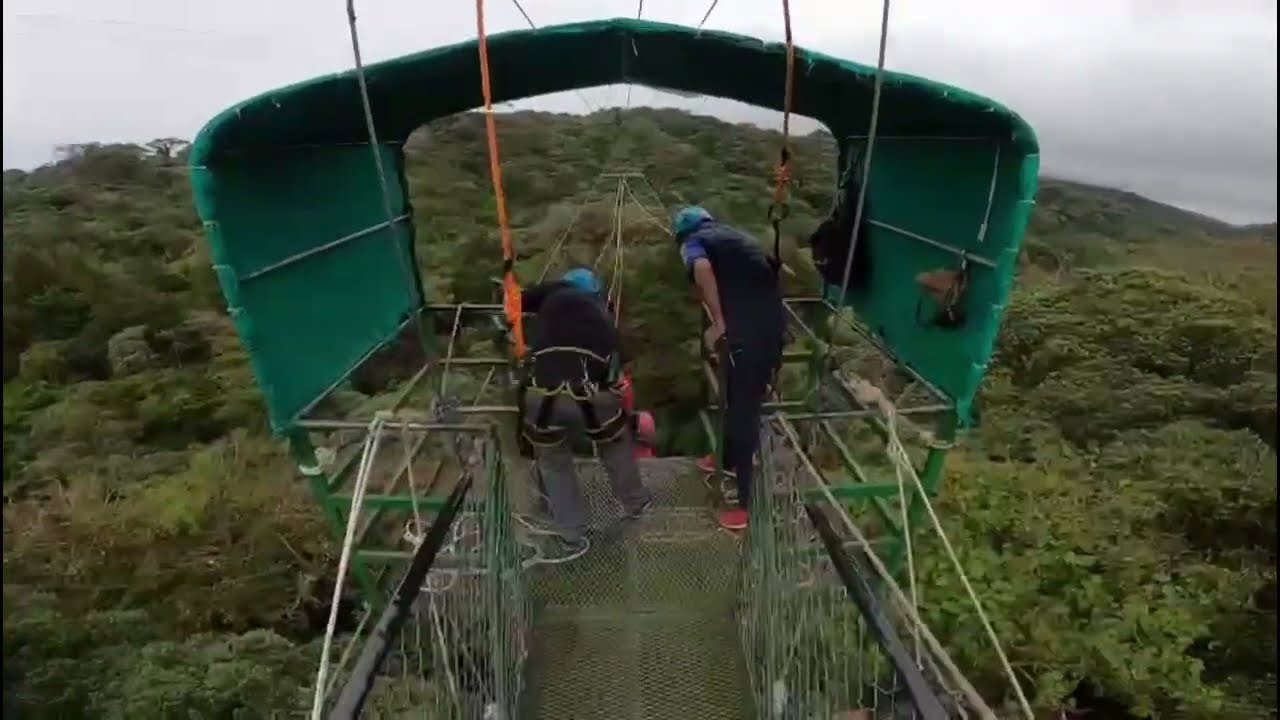 LONGEST ZIPLINE Monteverde COSTA RICA 100% Aventura Canopy GO PRO Tour Tarzanswing