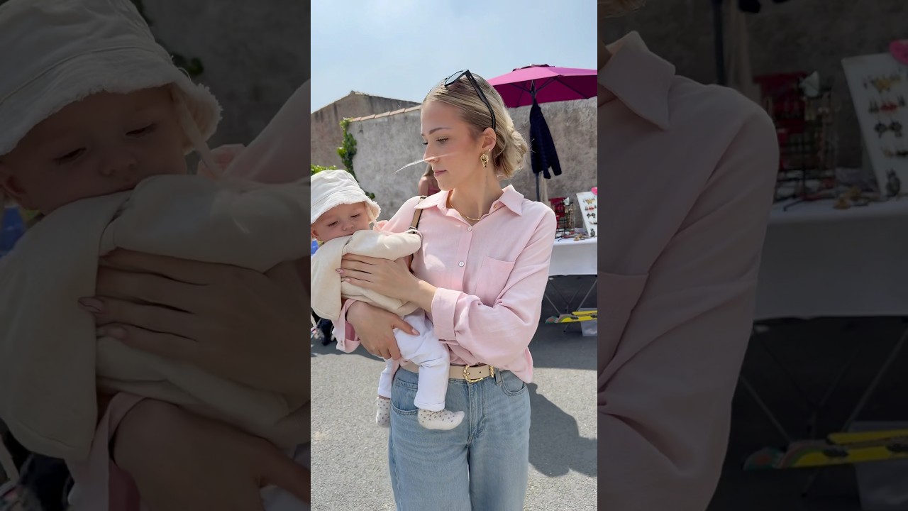 Enfin le retour des vide grenier✨🌼  #vlog #sortieenfamille #maman #videgrenier #bebe #achatbebe ￼