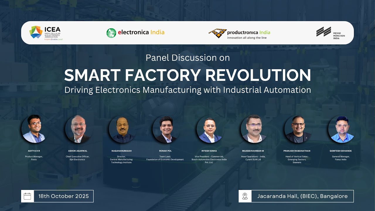 ICEA Session: Driving Electronics Manufacturing with Industrial Automation