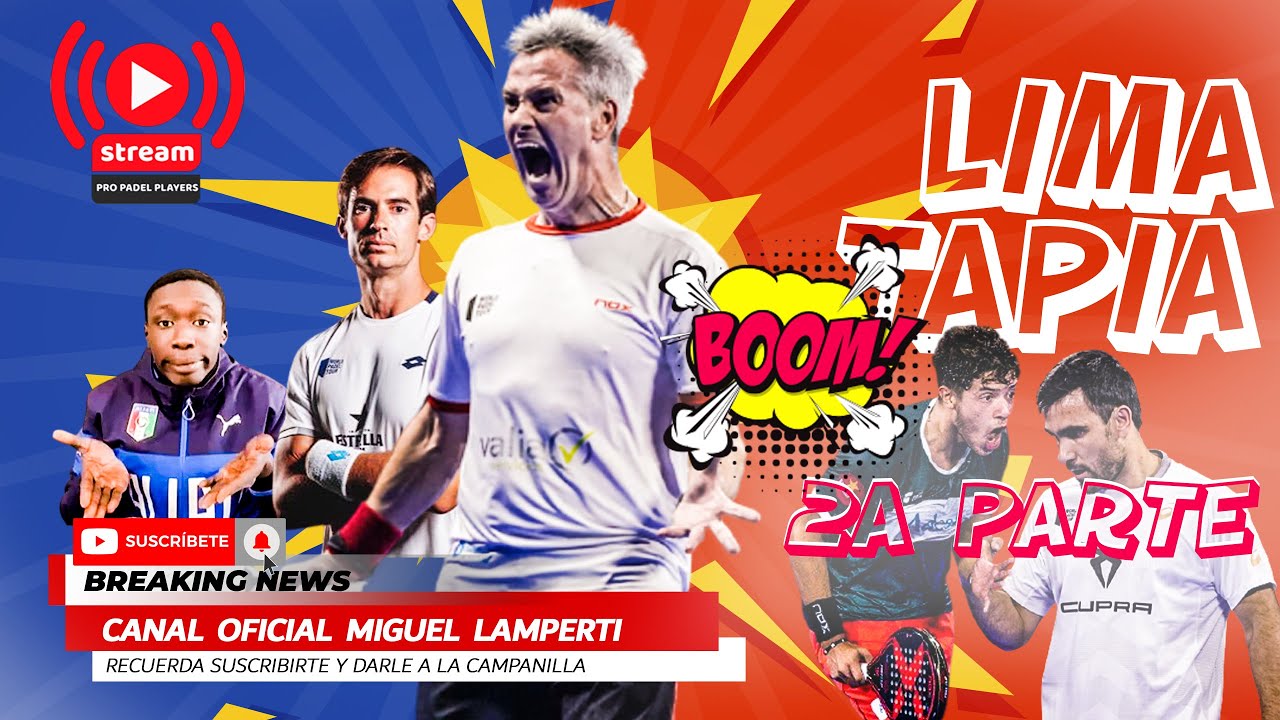(2&ordm; SET) Vs PABLO LIMA 🇧🇷 AGUS TAPIA 🦸 #padel | Canal oficial Miguel #Lamperti #WorldPadelTour