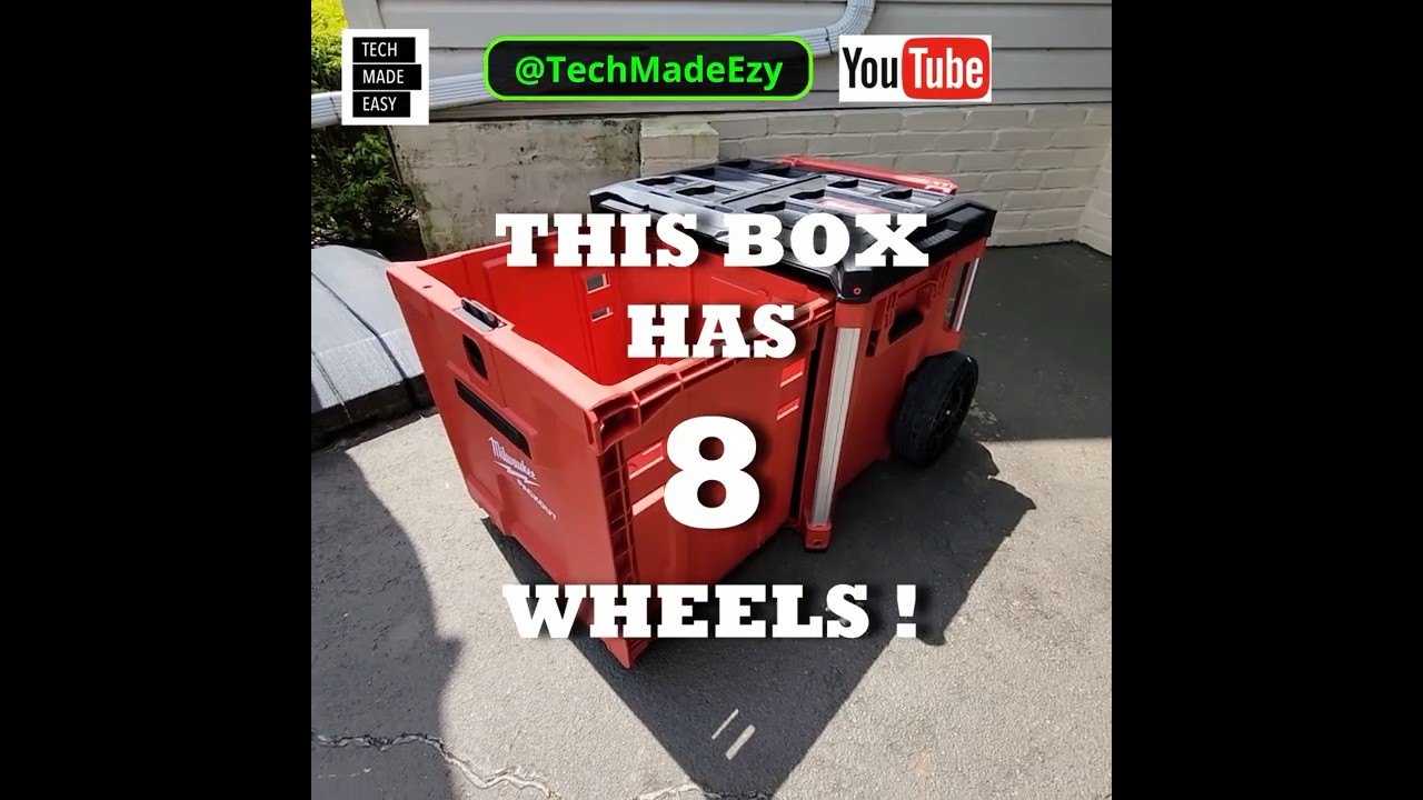 8 WHEELS ? PACKOUT Rolling Drawer Box
