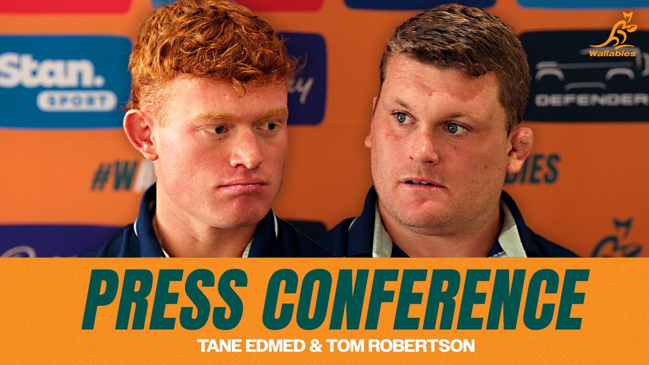 Tane Edmed i Tom Robertson o nadchodzącym teście w Anglii | Wallabies
