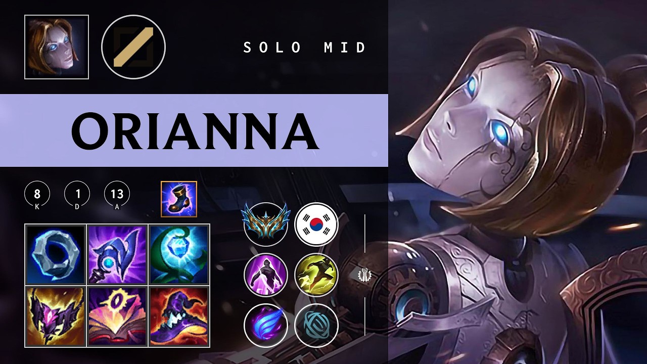 Orianna Mid vs Vel'Koz - KR Challenger Patch 26.06