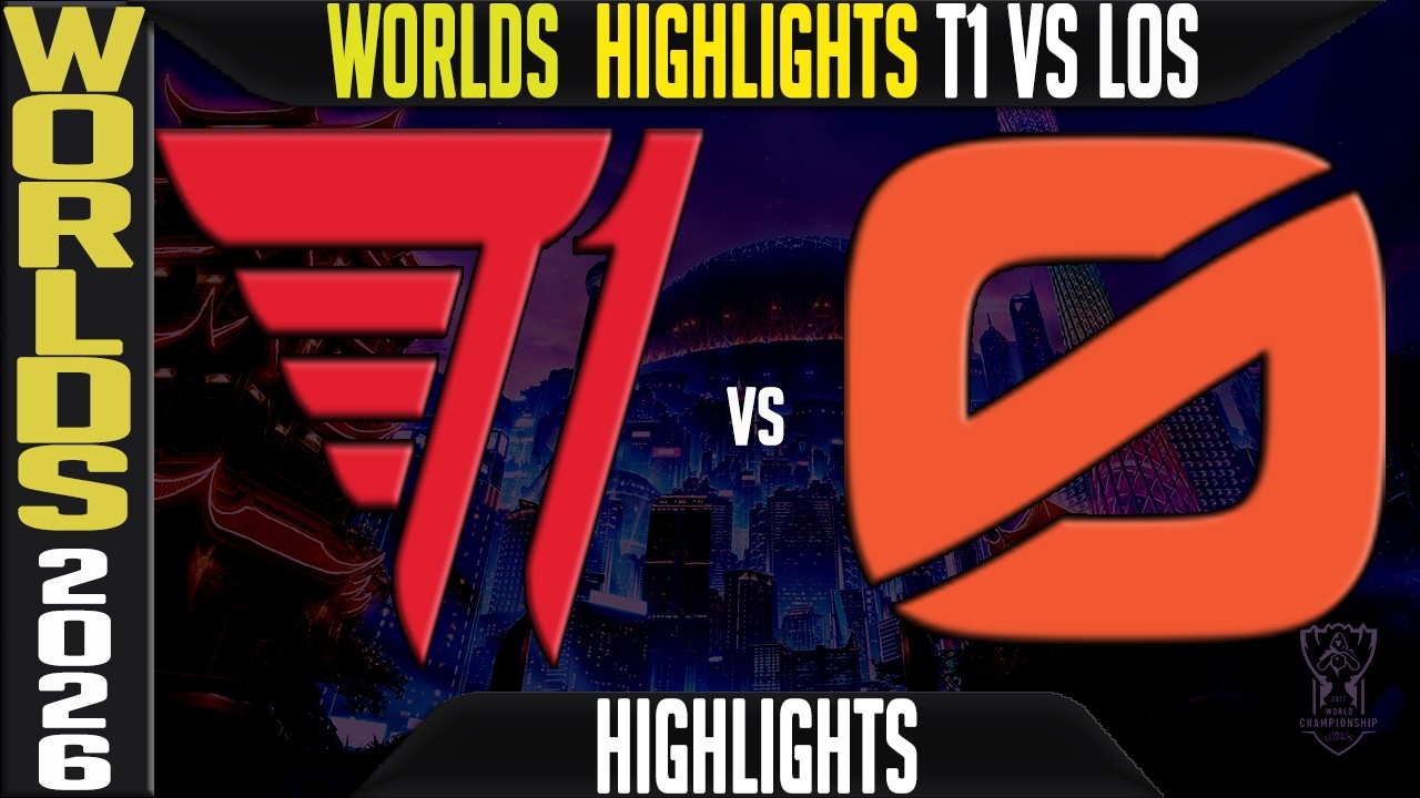 T1 vs LOS Highlights | Worlds 2026 Swiss Stage Day 1