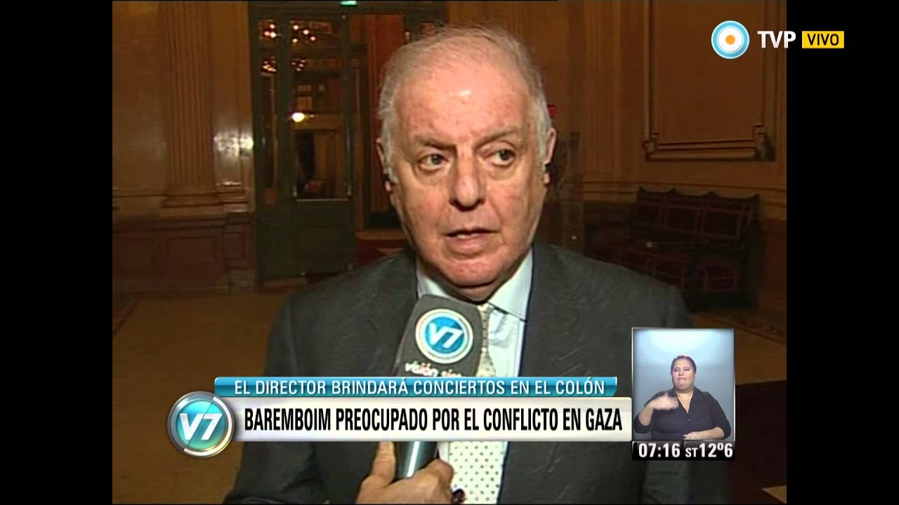 Visión 7 - Barenboim y la situación en la Franja de Gaza
