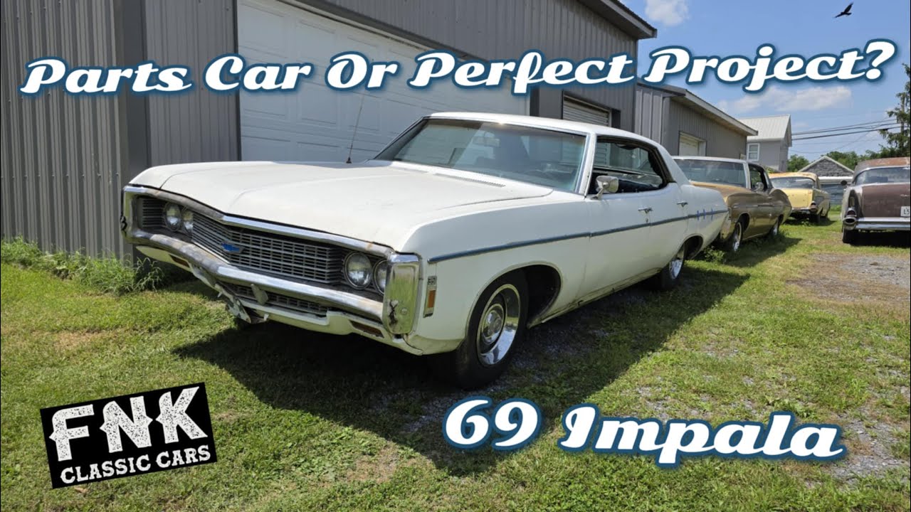 Rough, Rusty And Runs! A One Family Owned 1969 Impala Follows Us Home!