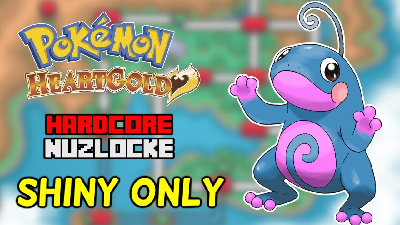 Pokemon HeartGold Hardcore Nuzlocke - SHINY Only (NO Items, NO Overleveling)