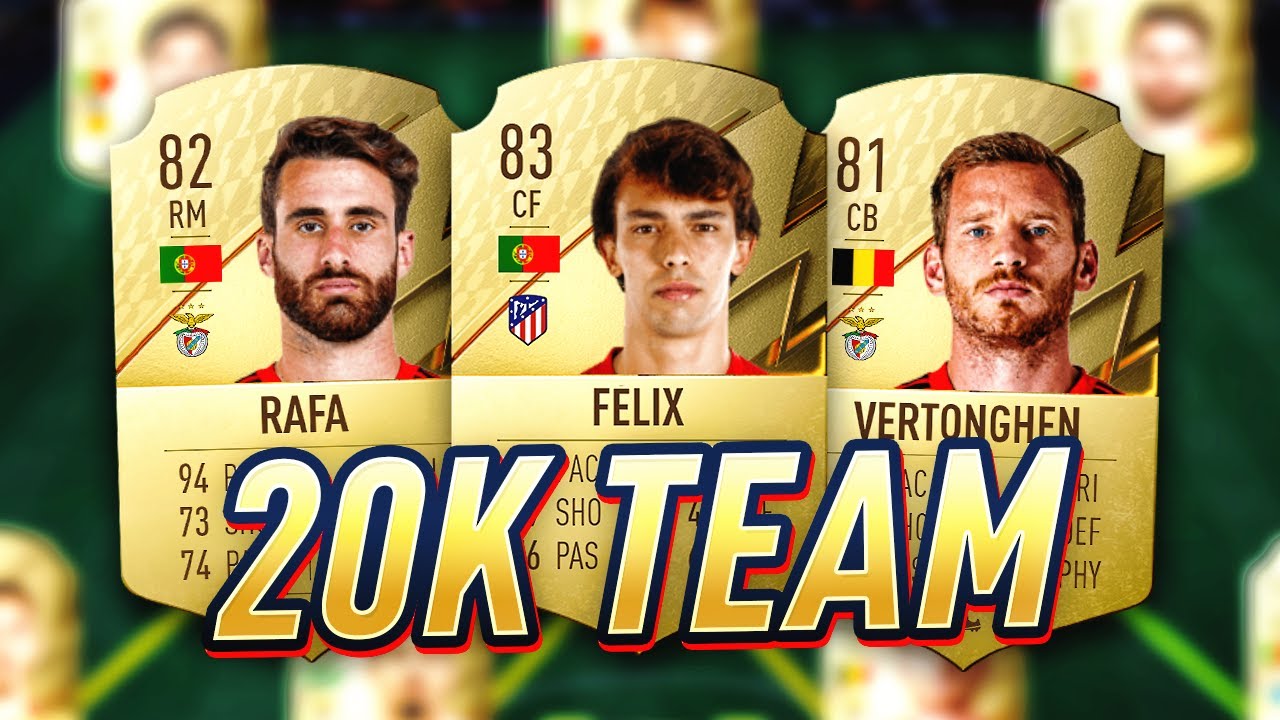 BEST POSSIBLE 20K STARTER TEAM (20K SQUAD BUILDER) - FIFA 22 ULTIMATE TEAM