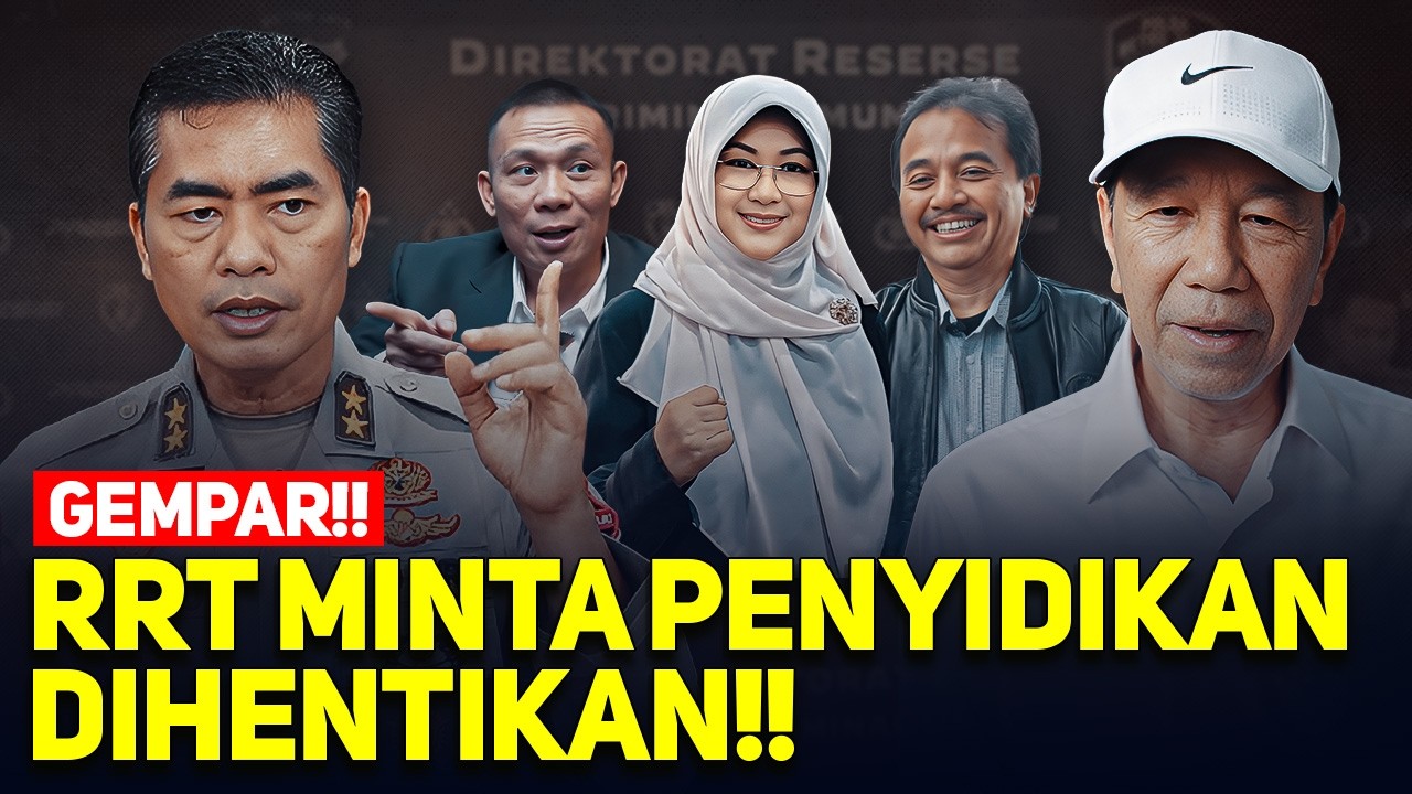 LIVE! GEMPAR! KONPERS MENDADAK! RRT AJUKAN PERMOHONAN HENTI PENYIDIKAN! ADA APA!!