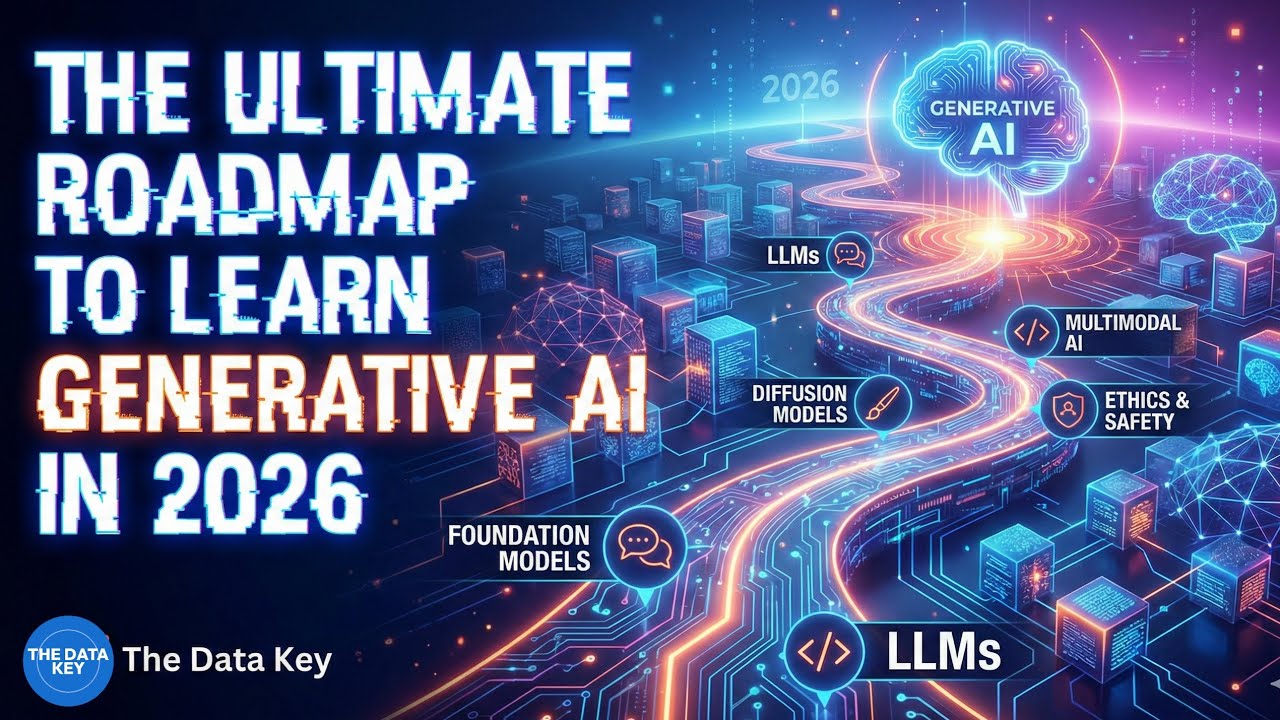 2026 The Ultimate Roadmap to Learn Generative AI | Learn GenAI | Generative AI from Basics | #genai