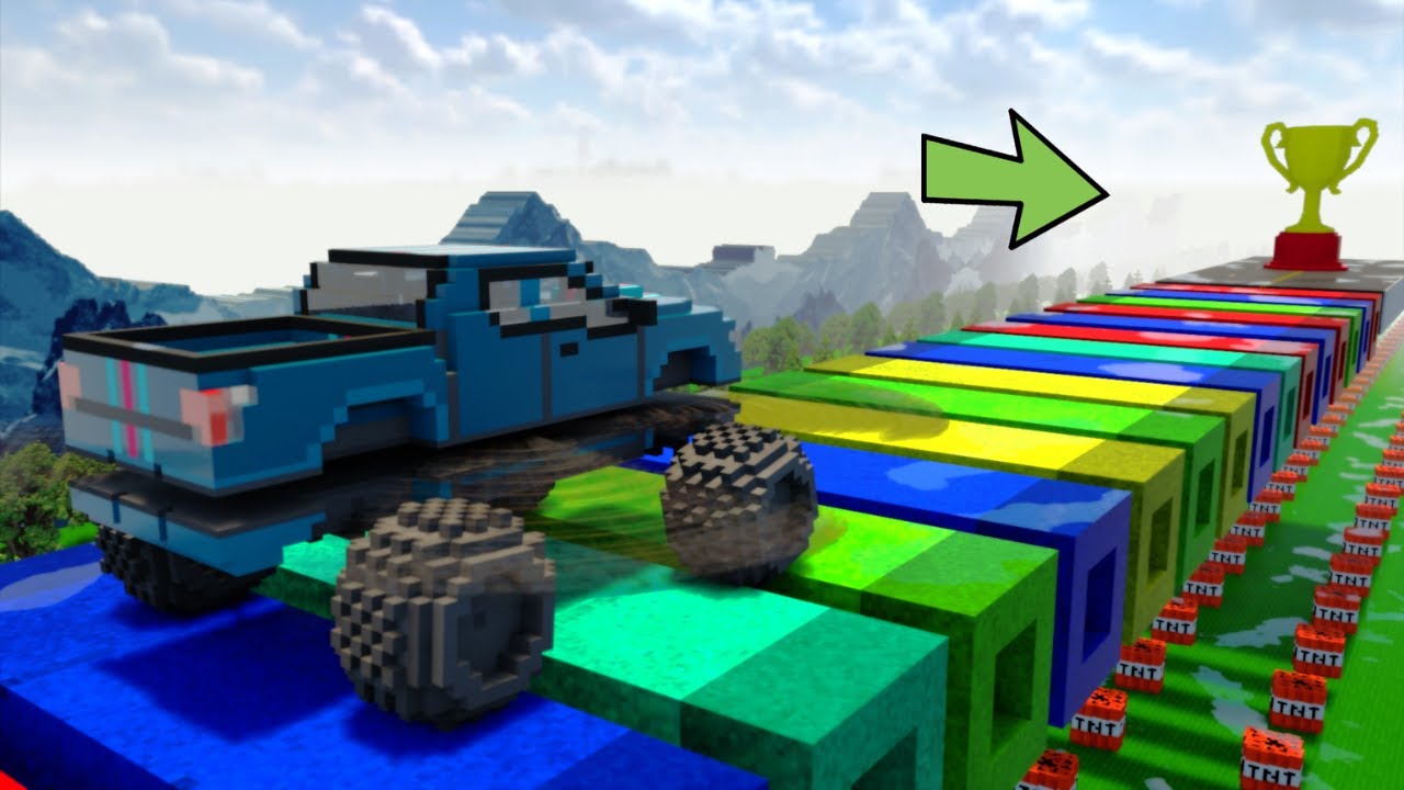 Big & Small Cars vs BROKEN ROAD - Teardown