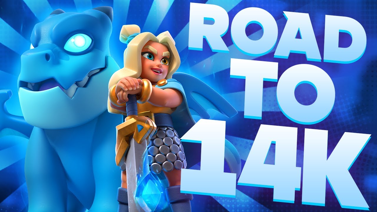 ROAD TO 14K 🏆 #clashroyale #shorts
